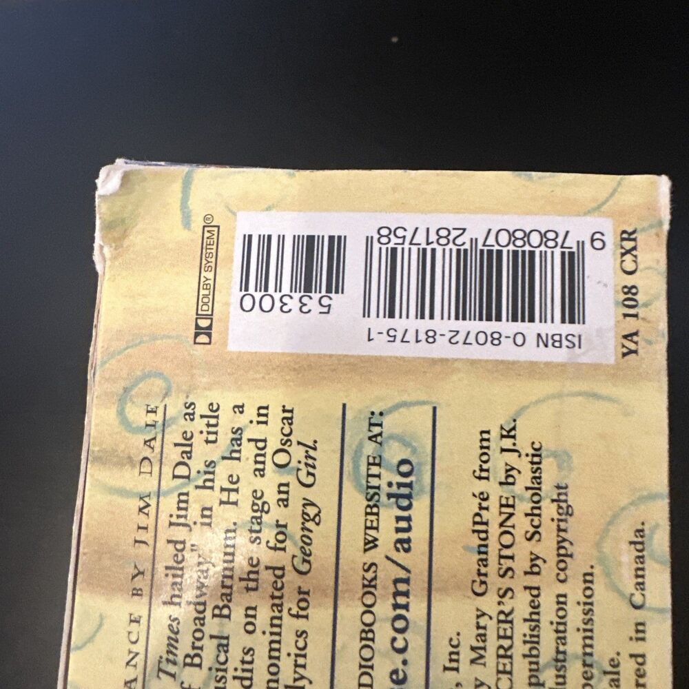Harry Potter and the Sorcerer's Stone by J. K. Rowling (1999, Audio, Other) - Picture 6 of 8